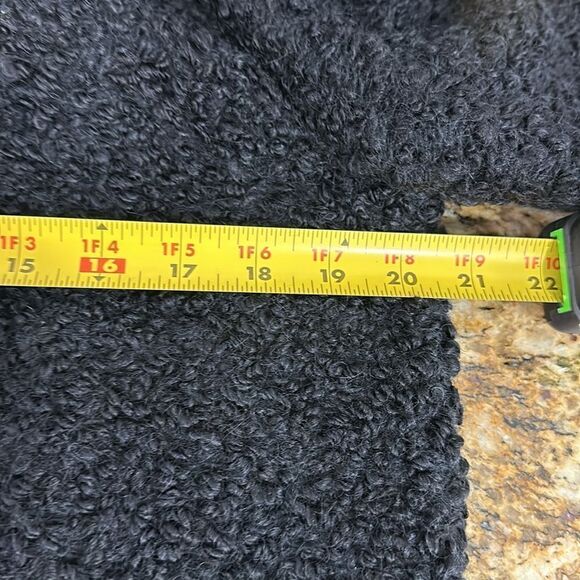 National Board Vintage Fur Wool Button Front Coat In Black Size M - Picture 6 of 9